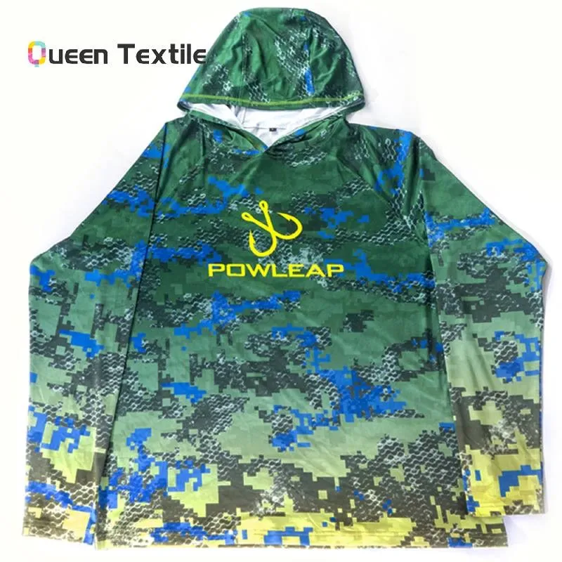 Camisas de pesca elásticas para pesca ativa