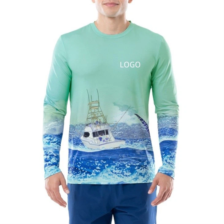 New Design Outdoor Hunting Uv Protection Breathable Cooling Long Sleeve Hooded Fishing Shirt